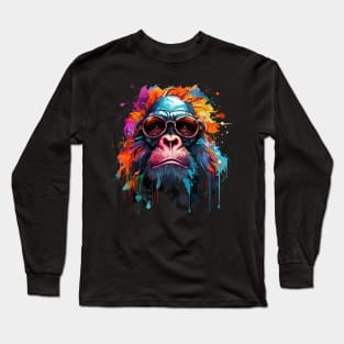 Gorilla Rainbow Long Sleeve T-Shirt